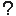 question mark